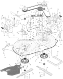Page E Diagram and Parts List for 385009X98B  Murray Lawn Tractor
