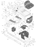 Part Location Diagram of 94000E701 Murray Frame, Right