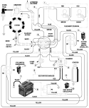 Page B Diagram and Parts List for 38500AX192A 1997 Murray Lawn Tractor