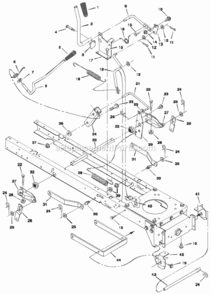 Part Location Diagram of 94005E701 Murray Bracket, PTO