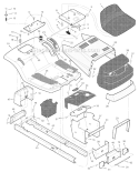 Page A Diagram and Parts List for 385011X50B  Murray Lawn Tractor