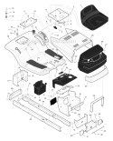 Page A Diagram and Parts List for 385011X50C  Murray Lawn Tractor