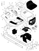 Page A Diagram and Parts List for 385012X68B  Murray Lawn Tractor