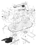 Part Location Diagram of 690222MA Murray Housing, Jackshaft