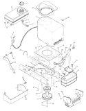 Page C Diagram and Parts List for 385044X51A-SW  Murray Lawn Tractor