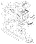 Part Location Diagram of 1740487 Murray Instruction Book