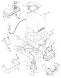 Page D Diagram and Parts List for 385047X51A  Murray Lawn Tractor