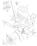 Page H Diagram and Parts List for 385047X51A  Murray Lawn Tractor