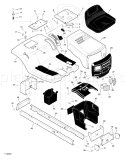 Part Location Diagram of F-98948 Murray Book, Instruction