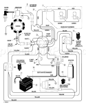Part Location Diagram of 250X87MA Murray Wiring Harness
