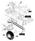 Part Location Diagram of 690046MA Murray Park Brake Cnt Rod J