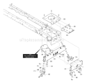 Part Location Diagram of 94006MA Murray Engine Plate