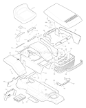 Part Location Diagram of F-96790 Murray Dash Assembly