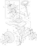 Page G Diagram and Parts List for 387000X92A  Murray Lawn Tractor