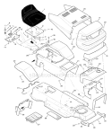 Page A Diagram and Parts List for 387002X92C  Murray Lawn Tractor