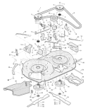 Page E Diagram and Parts List for 387003X8A  Murray Lawn Tractor