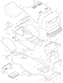 Part Location Diagram of 44X3608 Murray Decal, Console
