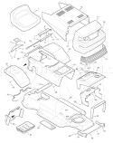 Part Location Diagram of 092333E276 Murray Hood
