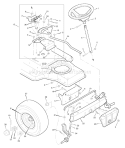 Part Location Diagram of 92518E700 Murray Spindle Assembly, Axle & Left