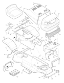 Part Location Diagram of 92328E541 Murray Fender