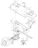 Page D Diagram and Parts List for 38717X53A MT432T -1999 Murray Lawn Tractor