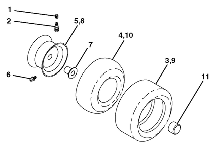 Part Location Diagram of 144334 Murray * Stem Valve