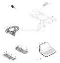 Part Location Diagram of 95438MA Murray MAT RH MOLDED - GRAY