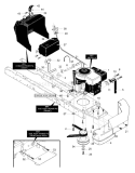 Part Location Diagram of 690456MA Murray Stack Pulley Assembly, Yz