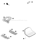 Part Location Diagram of 95236MA Murray SEAT - HI/BACK - GRAY