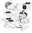 Part Location Diagram of 94484MA Murray Fuel Tank W/Sensor