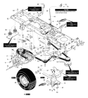 Part Location Diagram of 711691MA Murray Pushnut, .240 Dia. St