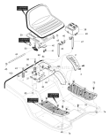 Part Location Diagram of 94311-848MA Murray Seat Deck Pedal