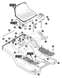 Page M Diagram and Parts List for 40379X88 VRO4016HRX -1999 Murray Lawn Tractor