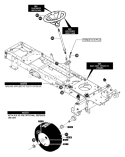 Page N Diagram and Parts List for 40379X88 VRO4016HRX -1999 Murray Lawn Tractor