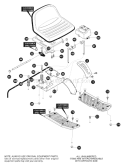 Part Location Diagram of 94311-898MA Murray Seat Deck Pedal