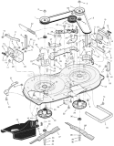 Page E Diagram and Parts List for 405000X8B  Murray Lawn Tractor