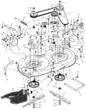 Part Location Diagram of 1001428E701MA Murray Single Blade
