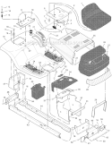 Page A Diagram and Parts List for 405003X50B  Murray Lawn Tractor