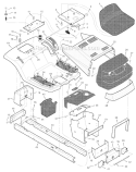 Page A Diagram and Parts List for 405003X52B  Murray Lawn Tractor