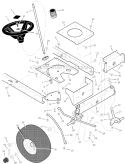 Page G Diagram and Parts List for 405003X52B  Murray Lawn Tractor