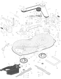 Page E Diagram and Parts List for 405004X50B  Murray Lawn Tractor