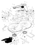 Page E Diagram and Parts List for 405004X99A  Murray Lawn Tractor