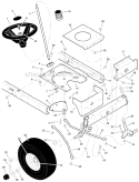 Page G Diagram and Parts List for 405005X99A  Murray Lawn Tractor