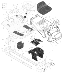 Page A Diagram and Parts List for 405005X99C  Murray Lawn Tractor