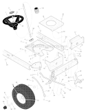Page G Diagram and Parts List for 405005X99C  Murray Lawn Tractor