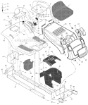 Page A Diagram and Parts List for 405007X18A  Murray Lawn Tractor