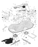 Part Location Diagram of 94140E701MA Murray BLADE HOUSING 40