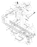 Page F Diagram and Parts List for 405007X18B  Murray Lawn Tractor