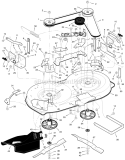 Page E Diagram and Parts List for 405012X108A  Murray Lawn Tractor