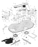 Page E Diagram and Parts List for 405012X78A  Murray Lawn Tractor
